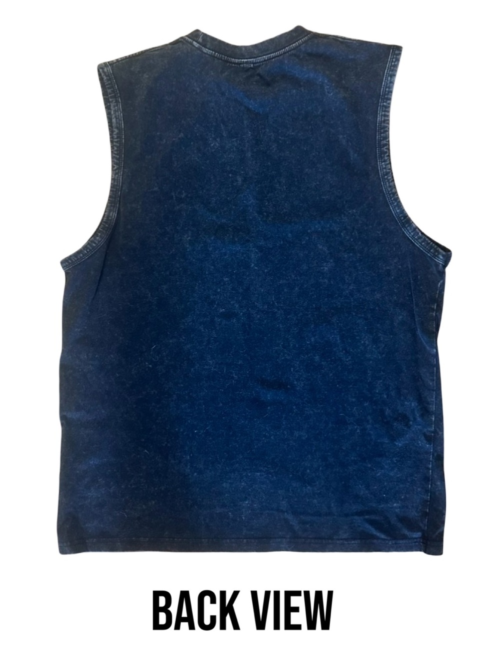 Black Sleeveless Graphic Tee "The Zero of Fucks" - Picture 3 of 4